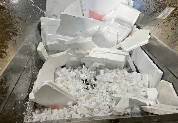 発泡スチロール処理